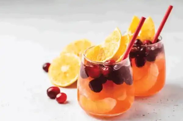 Easy Orange & Cranberry Mimosa  (Makes a jug)