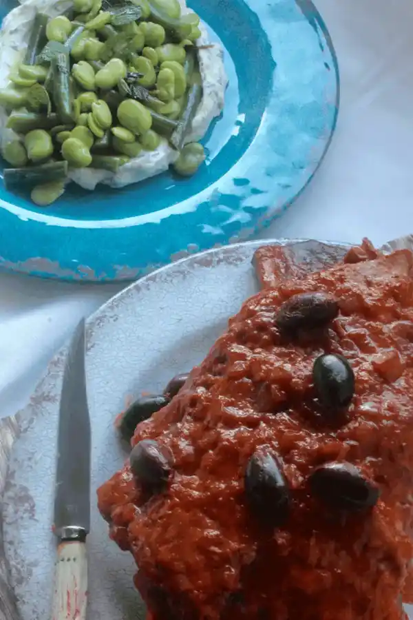 Sandra Reynolds |Lemony Lamb Shoulder with Mint Labne and Broad Beans
